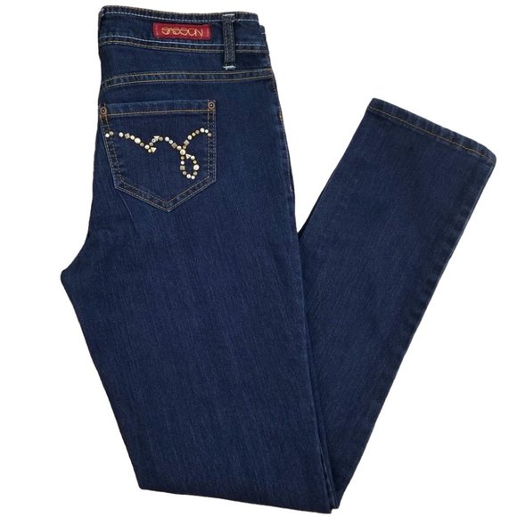 Sasson Jeans Denim - Sasson Ooh La La 90s Vintage Stud Skinny Jeans